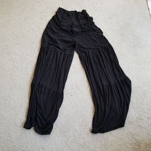 Three pair of Black Ruffle Pants